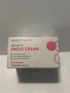 NFINITY Hoop Cream - White with Pink Accent